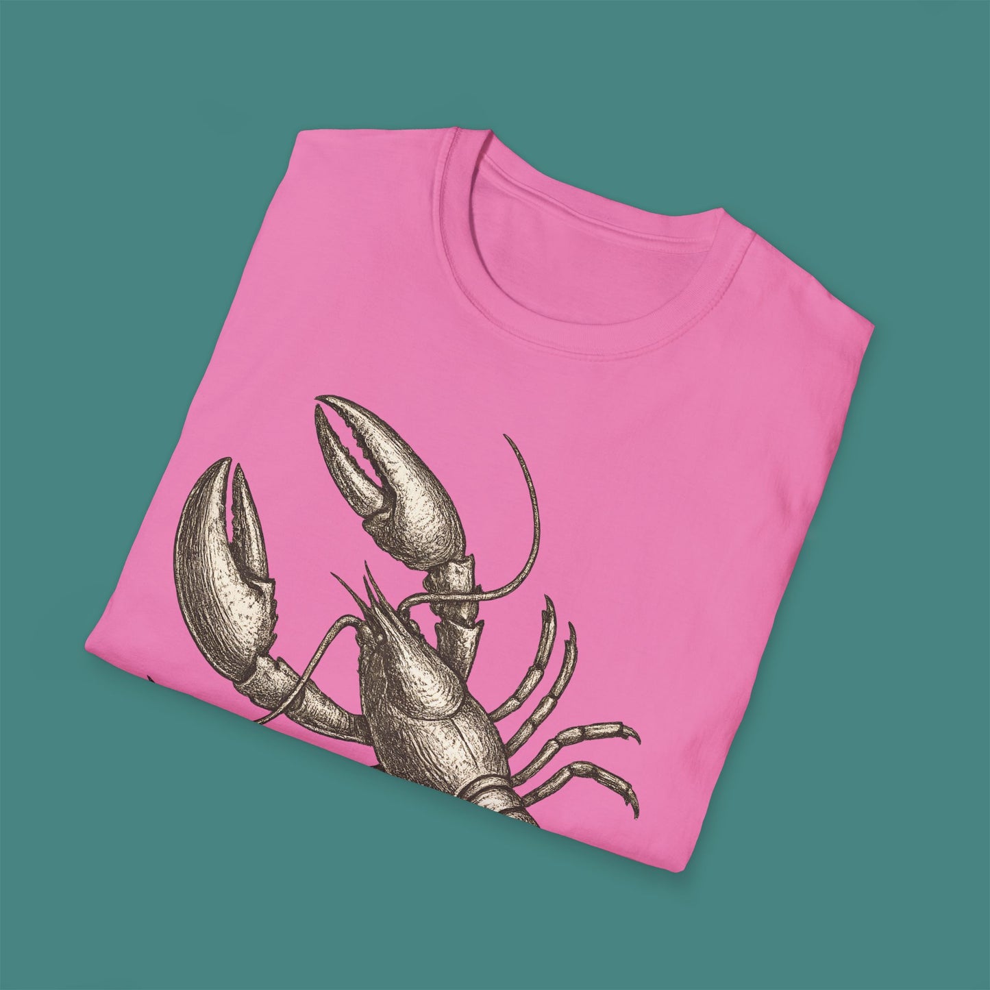 Vintage Etching Lobster Unisex T-Shirt