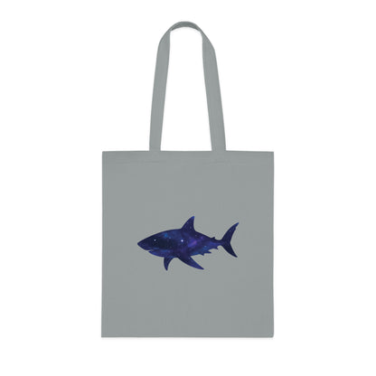 Cosmic Galaxy Shark Tote Bag