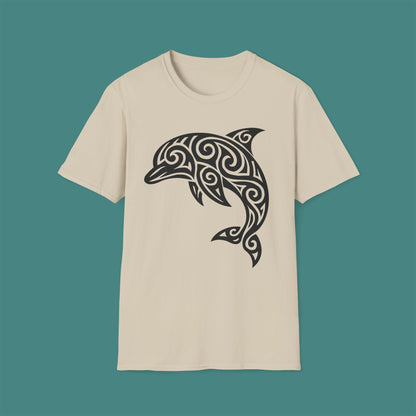 Tribal Tattoo Dolphin Unisex T-Shirt