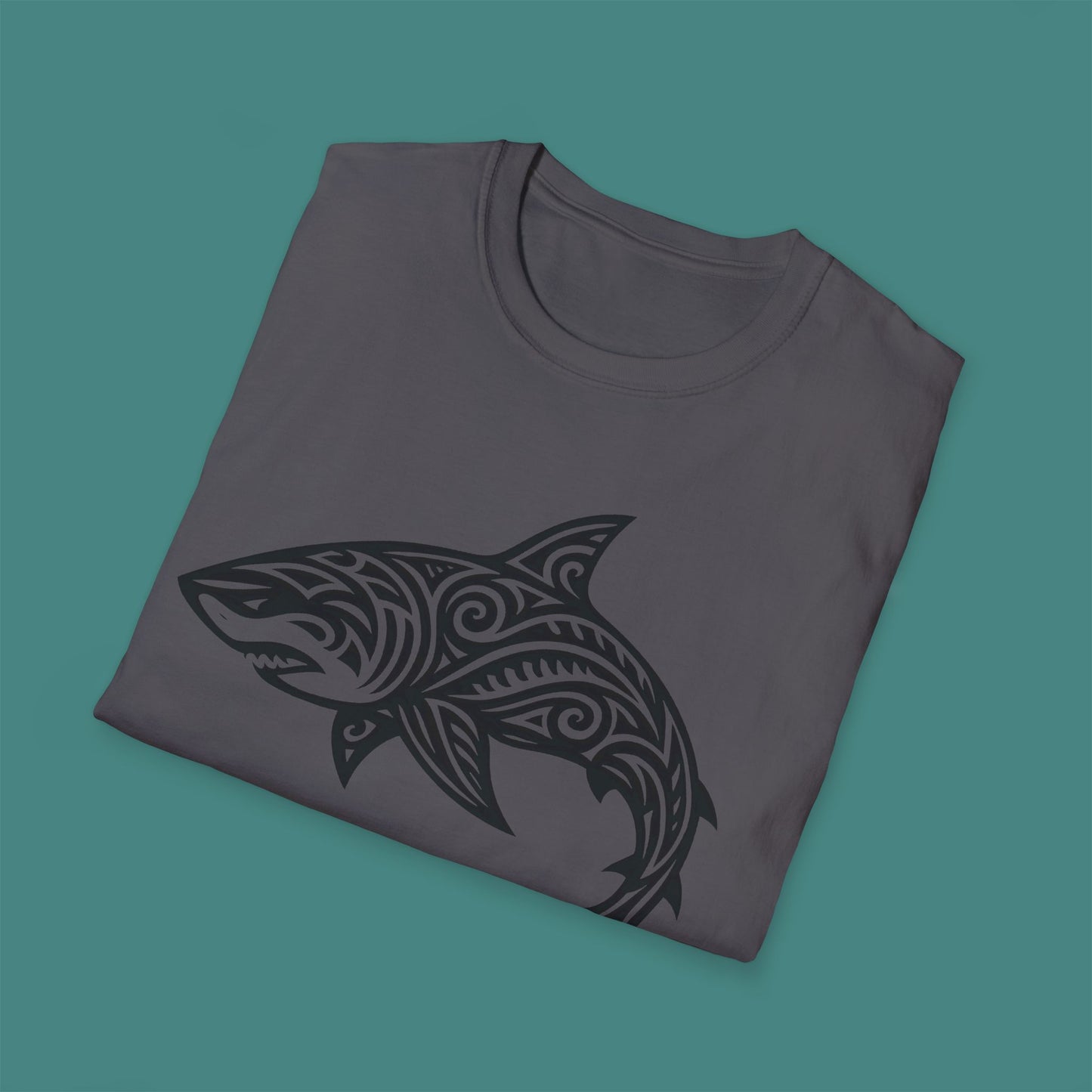 Tribal Tattoo Shark Unisex T-Shirt