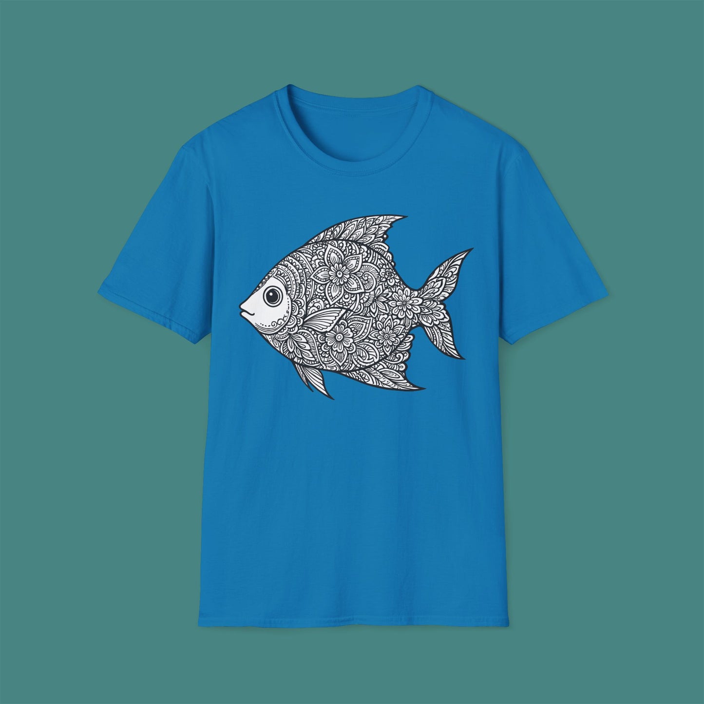 Intricate Mandala Fish Unisex T-Shirt