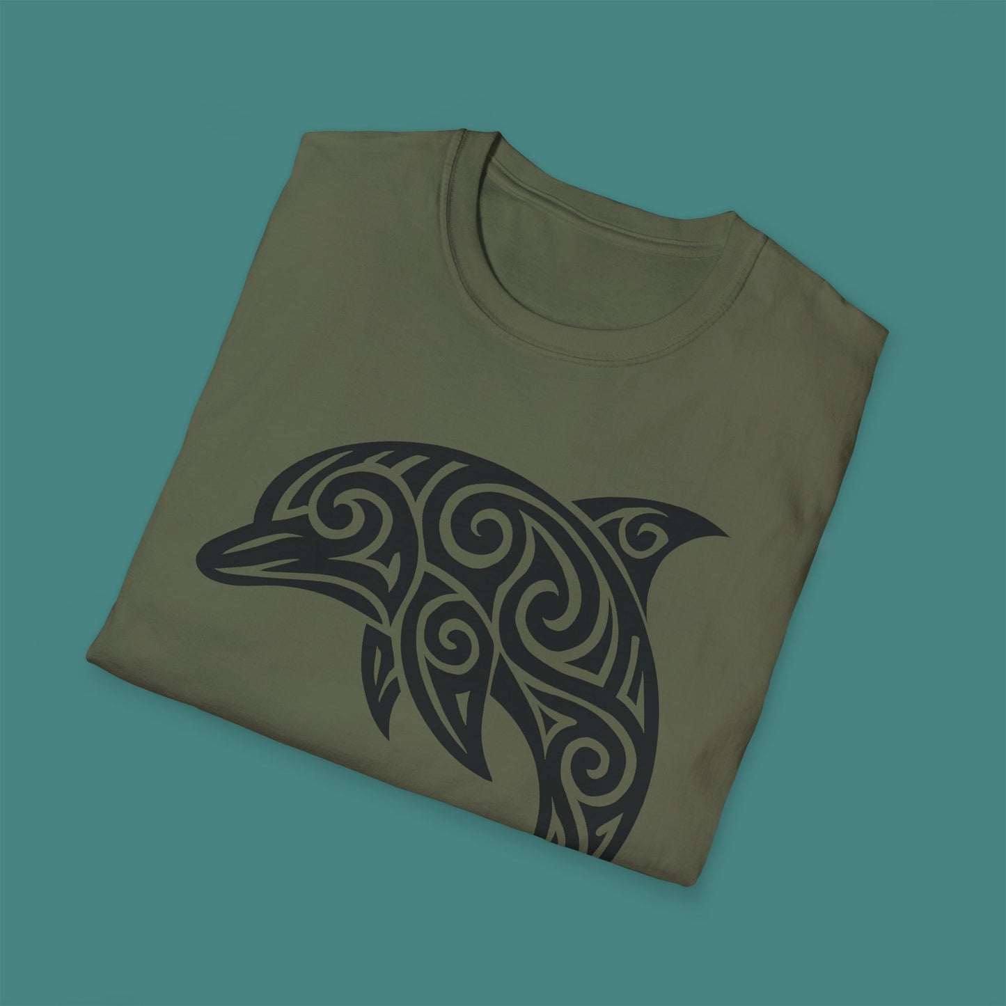 Tribal Tattoo Dolphin Unisex T-Shirt
