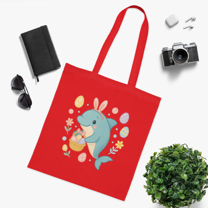 Easter Dolphin Tote Bag