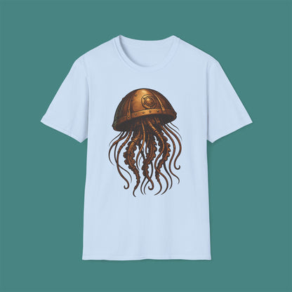 Steampunk Mechanical Jellyfish Unisex T-Shirt