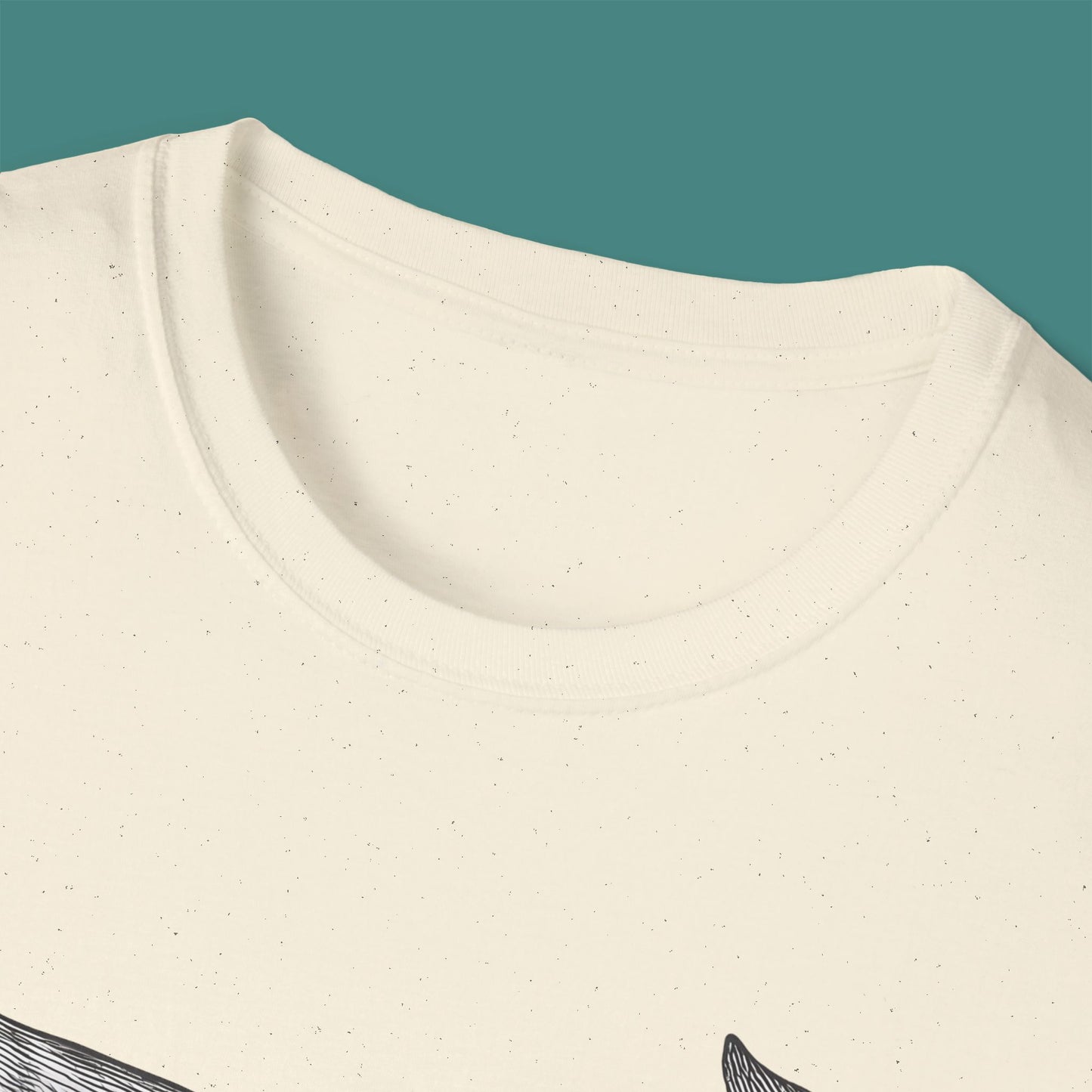 Vintage Etching Whale Unisex T-Shirt