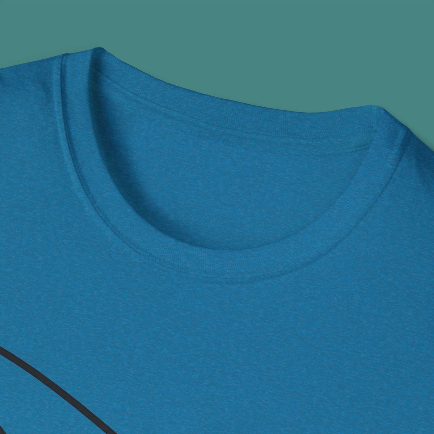 Minimalist Line Art Whale Unisex T-Shirt