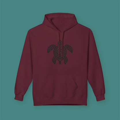 Tribal Tattoo Turtle Fleece Unisex Hoodie
