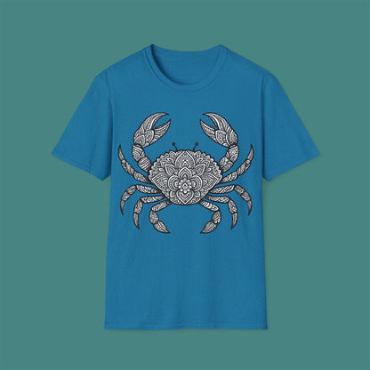 Intricate Mandala Crab Unisex T-Shirt
