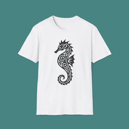 Tribal Tattoo Seahorse Unisex T-Shirt