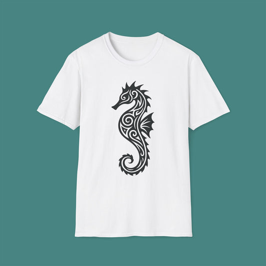 Tribal Tattoo Seahorse Unisex T-Shirt