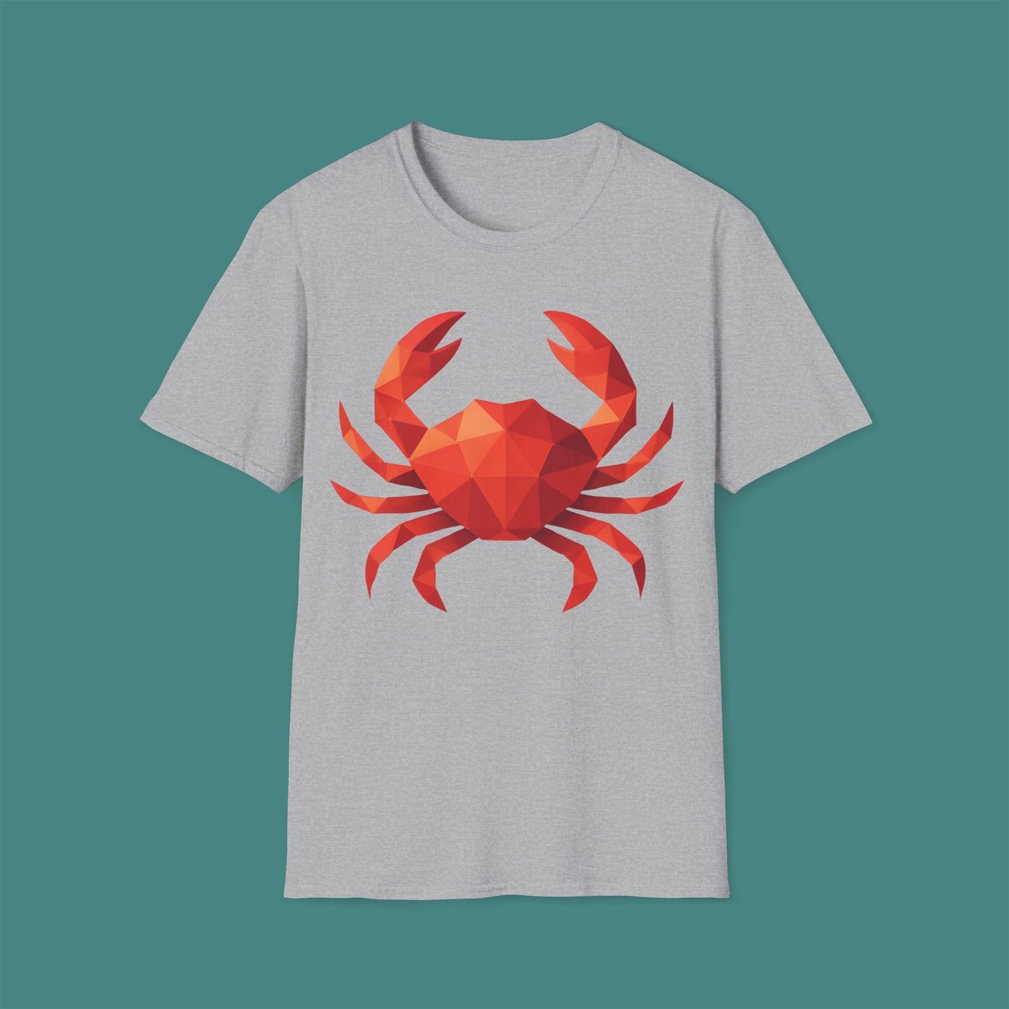 Geometric Polygon Crab Unisex T-Shirt