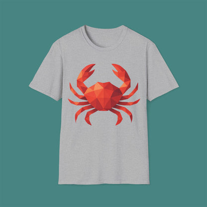 Geometric Polygon Crab Unisex T-Shirt