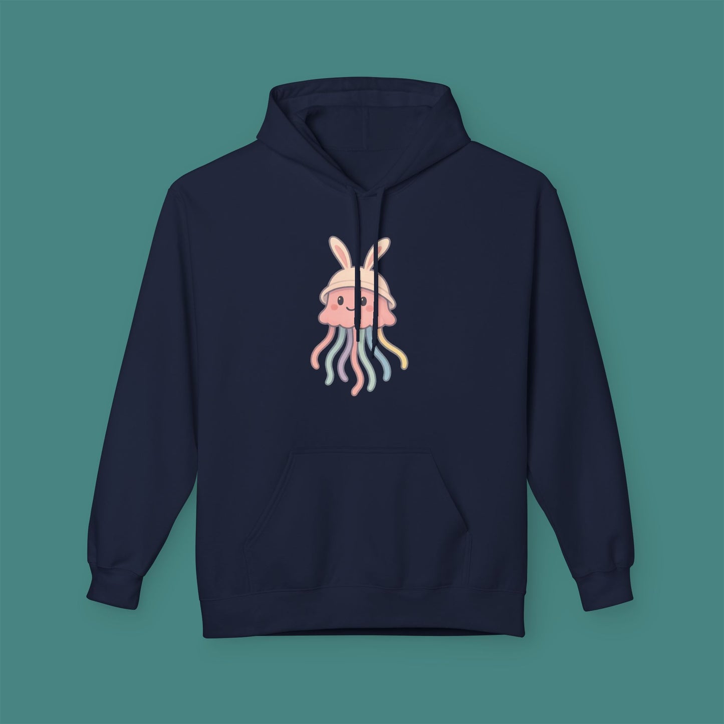 Easter Jellyfish Fleece Unisex Hoodie