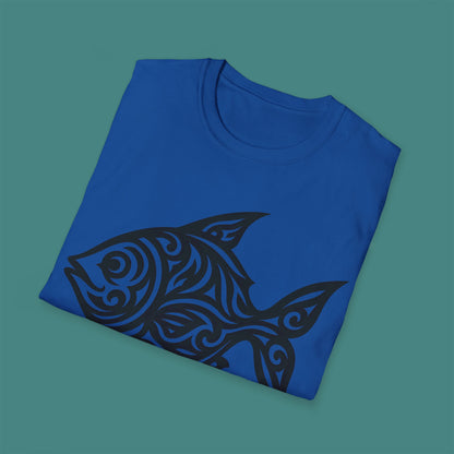 Tribal Tattoo Fish Unisex T-Shirt