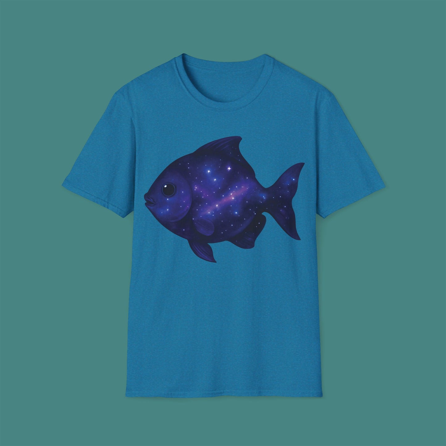 Cosmic Galaxy Fish Unisex T-Shirt
