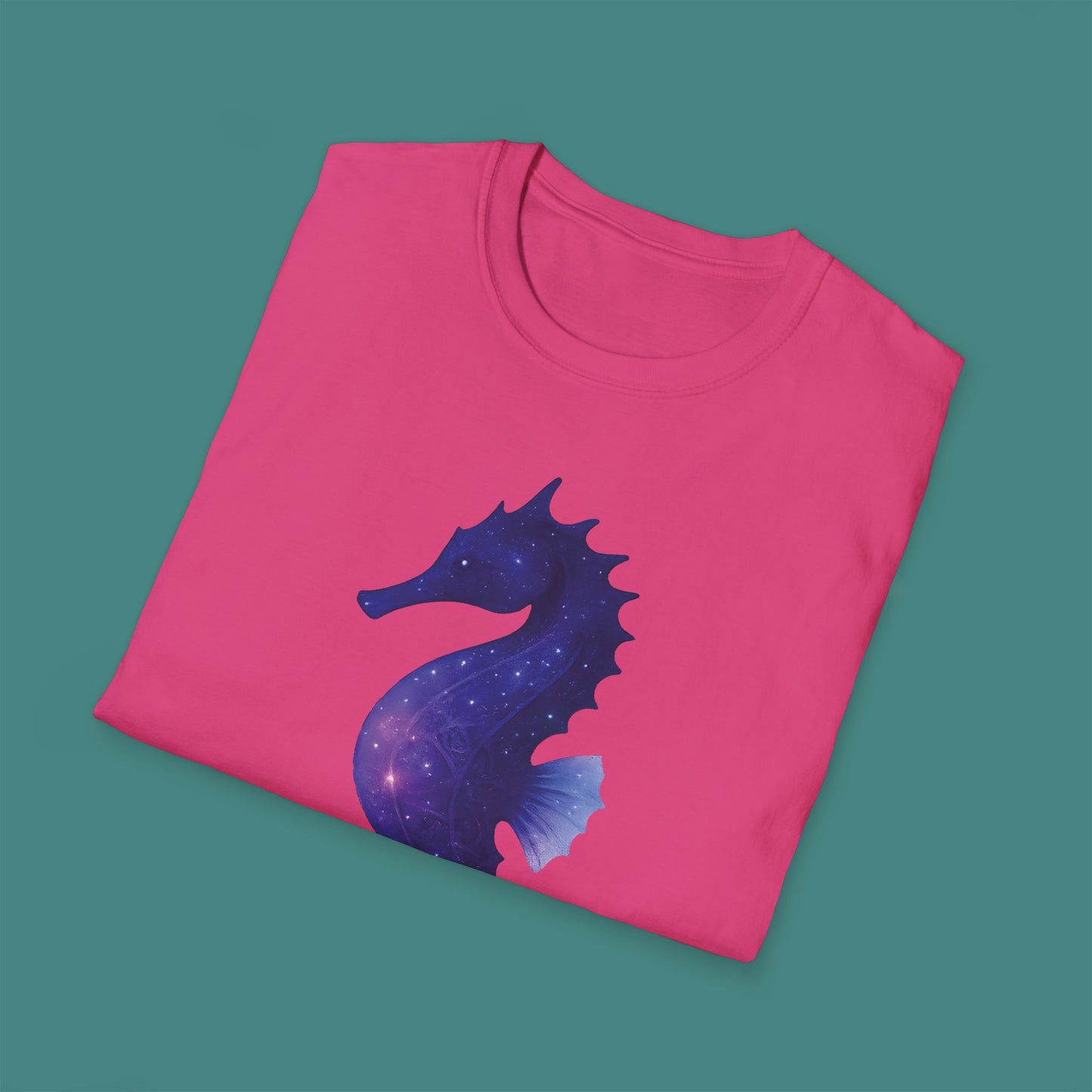 Cosmic Galaxy Seahorse Unisex T-Shirt