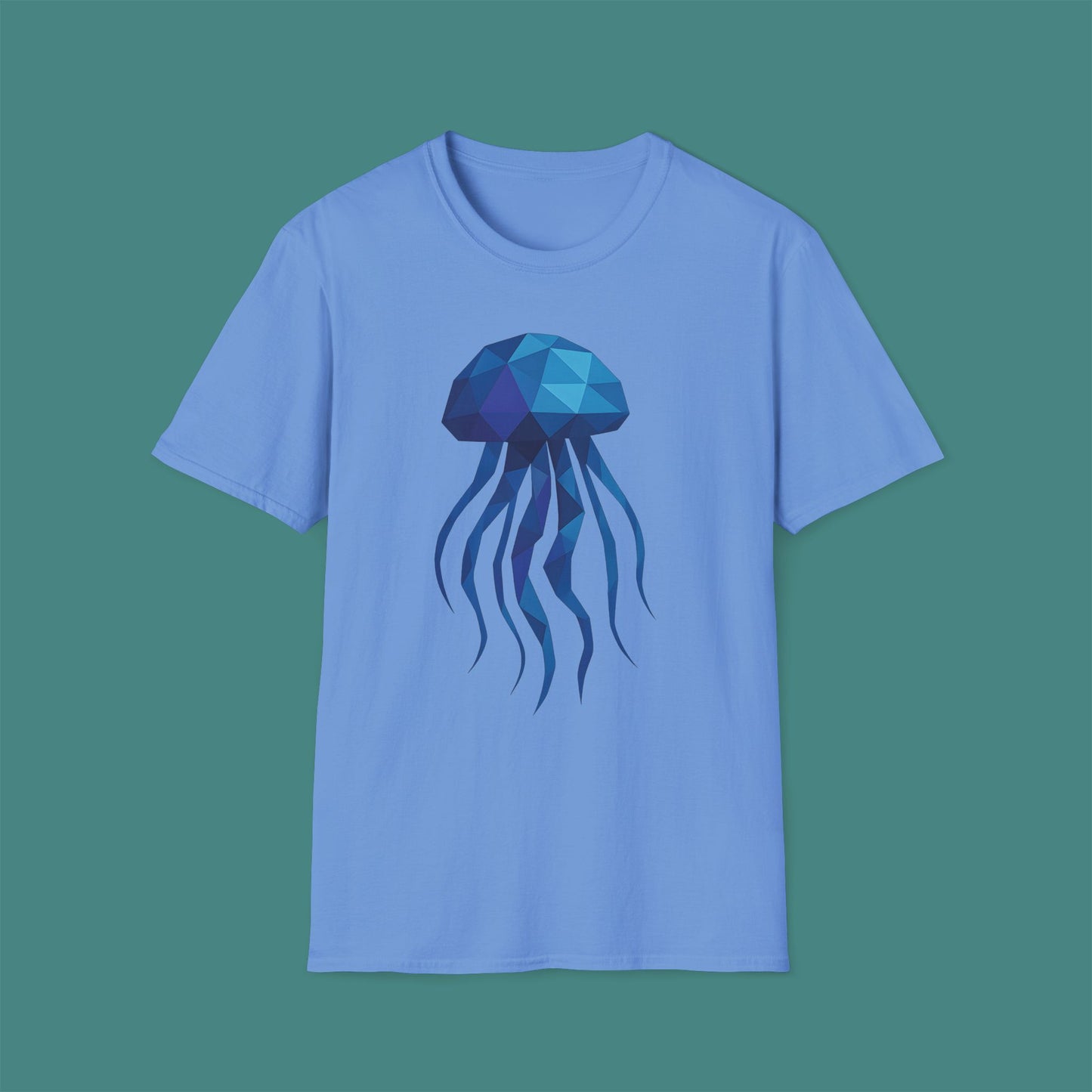 Geometric Polygon Jellyfish Unisex T-Shirt