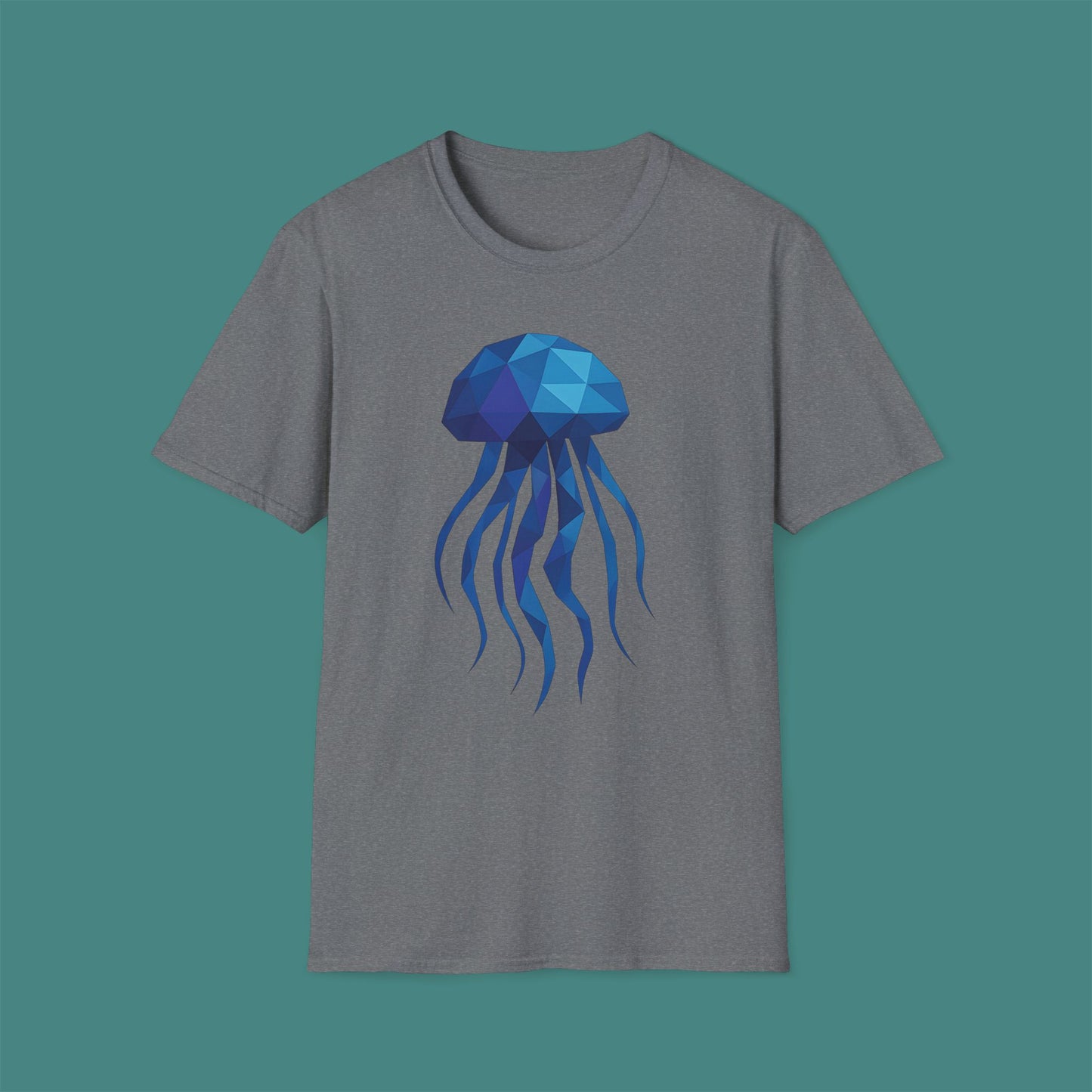 Geometric Polygon Jellyfish Unisex T-Shirt