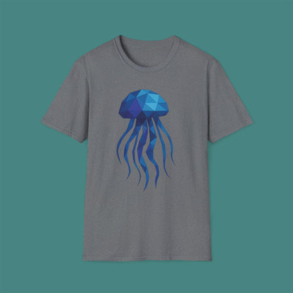 Geometric Polygon Jellyfish Unisex T-Shirt