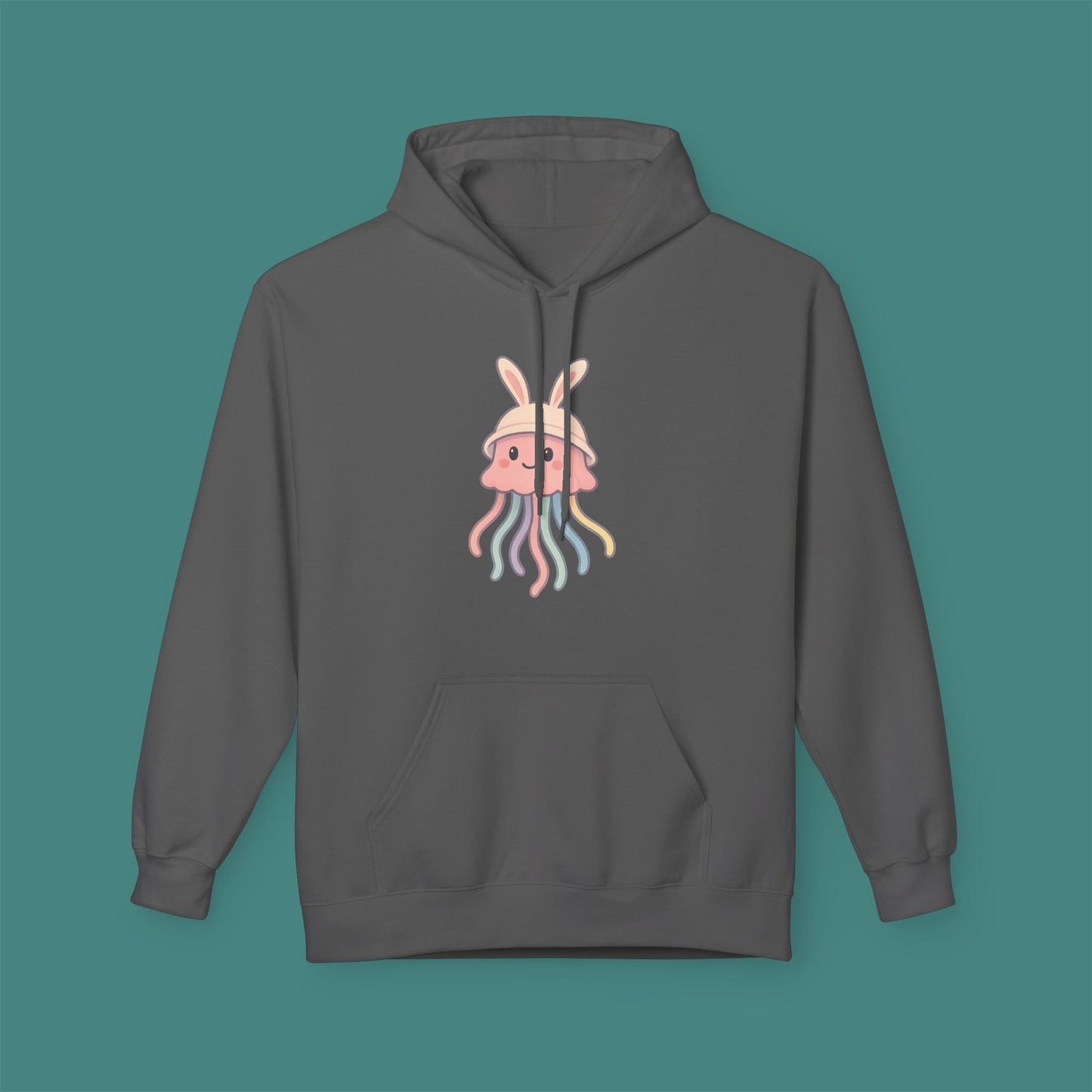 Easter Jellyfish Fleece Unisex Hoodie