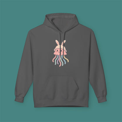 Easter Jellyfish Fleece Unisex Hoodie