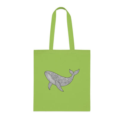 Intricate Mandala Whale Tote Bag