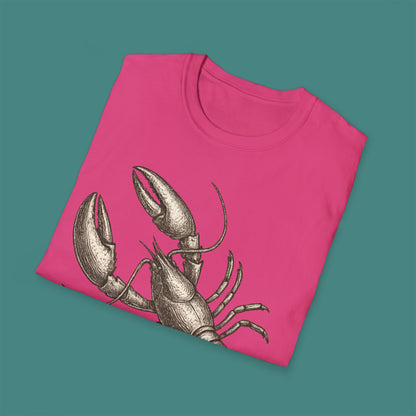 Vintage Etching Lobster Unisex T-Shirt