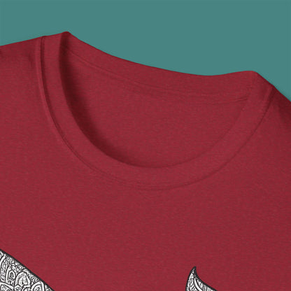 Intricate Mandala Whale Unisex T-Shirt