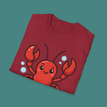 Cartoon Cute Lobster Unisex T-Shirt