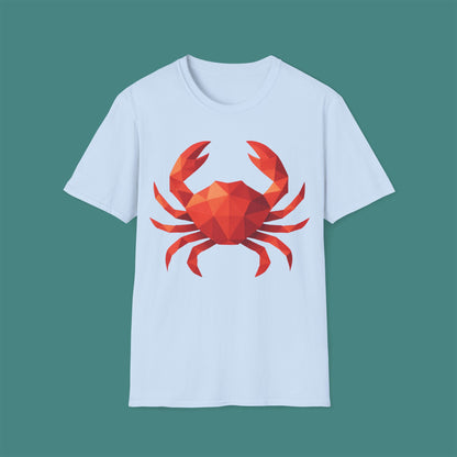 Geometric Polygon Crab Unisex T-Shirt