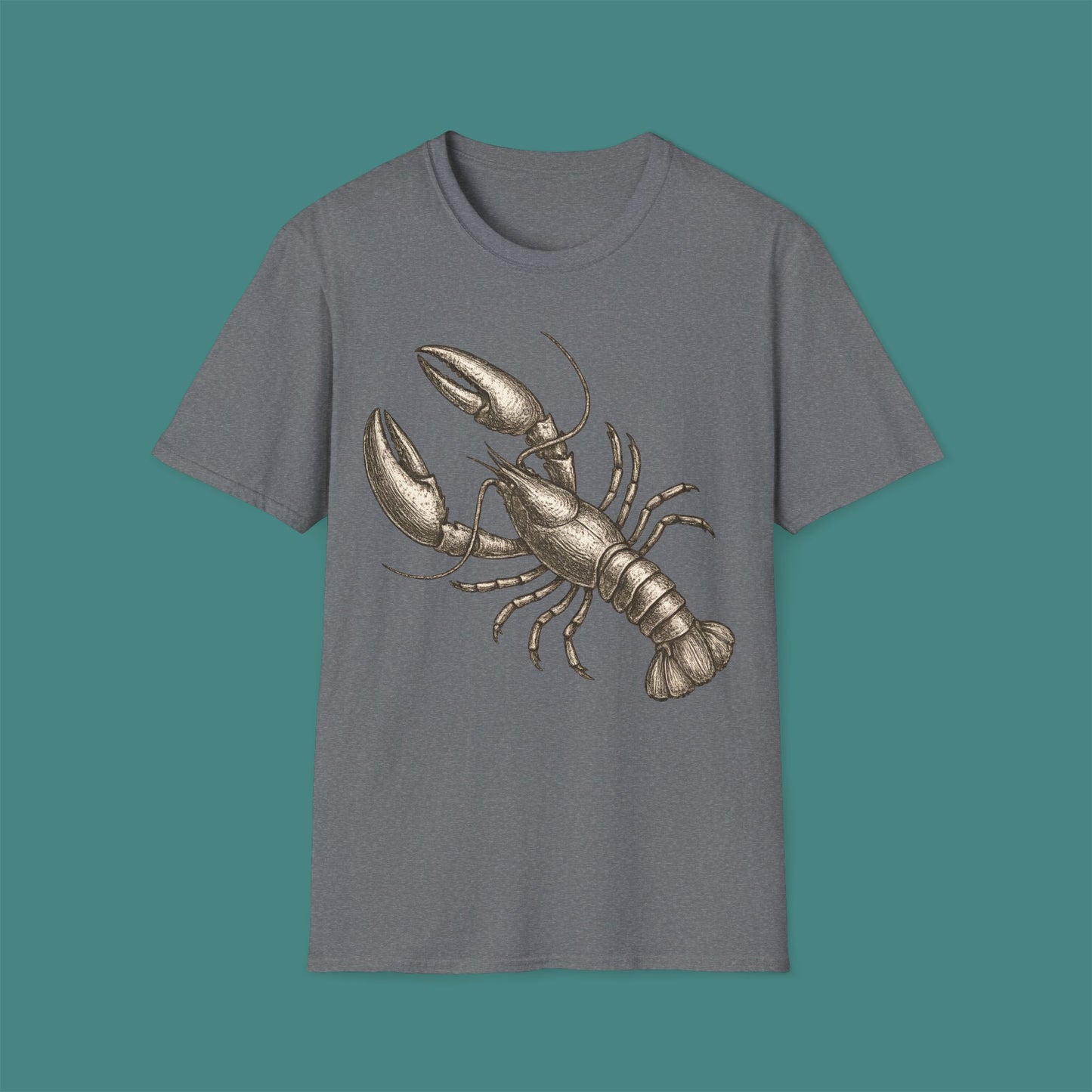 Vintage Etching Lobster Unisex T-Shirt
