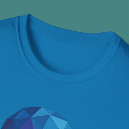 Geometric Polygon Jellyfish Unisex T-Shirt