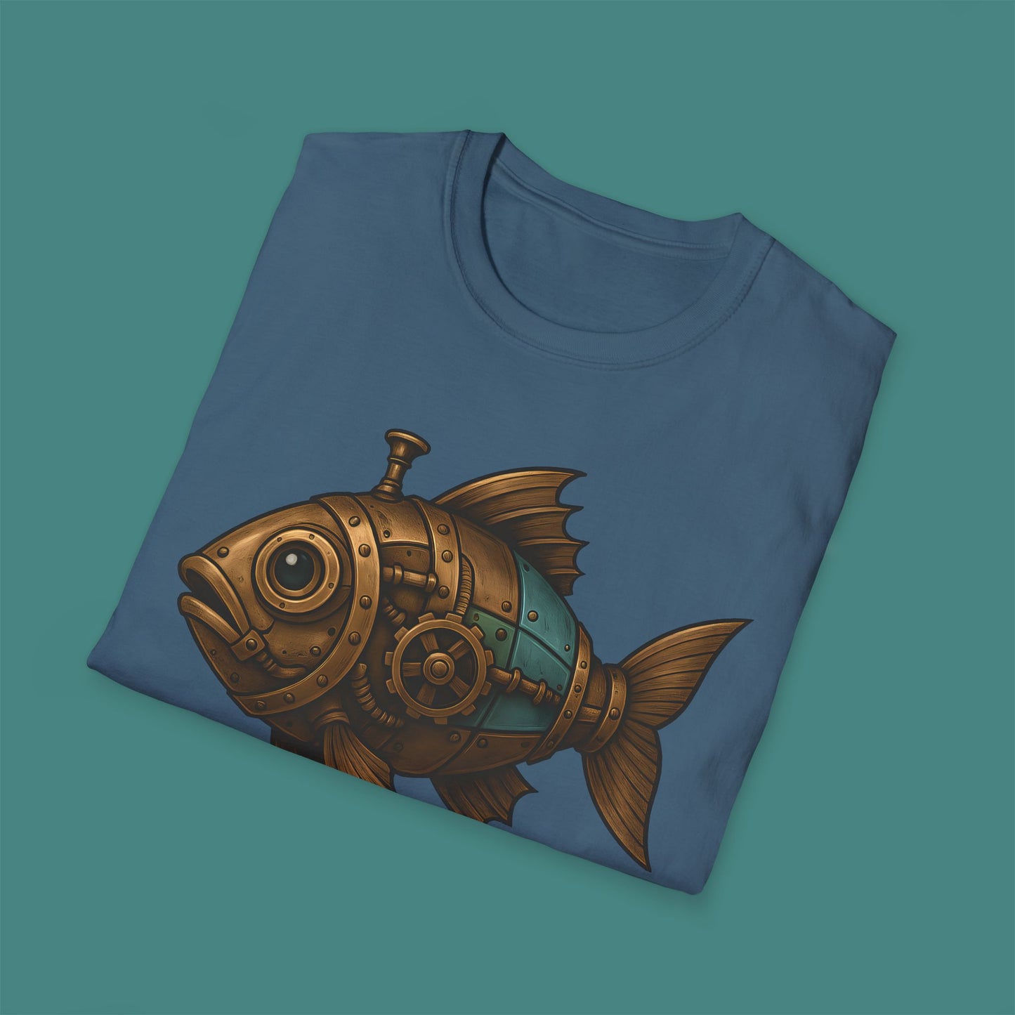 Steampunk Mechanical Fish Unisex T-Shirt