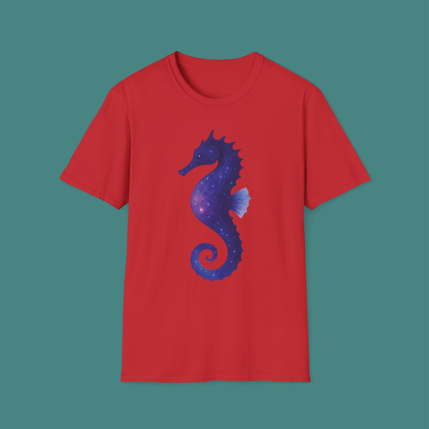 Cosmic Galaxy Seahorse Unisex T-Shirt