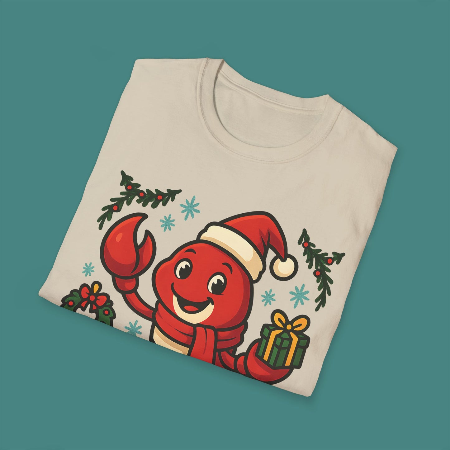 Christmas Lobster Unisex T-Shirt
