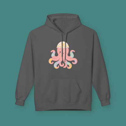 Easter Octopus Fleece Unisex Hoodie
