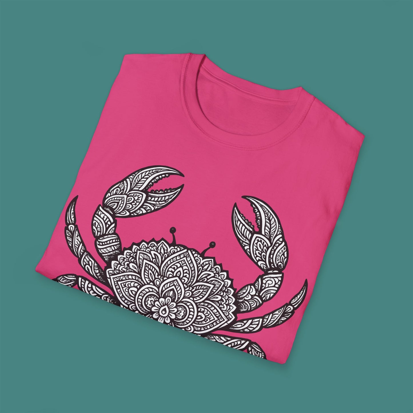 Intricate Mandala Crab Unisex T-Shirt
