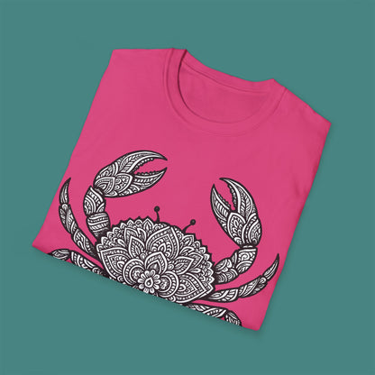 Intricate Mandala Crab Unisex T-Shirt