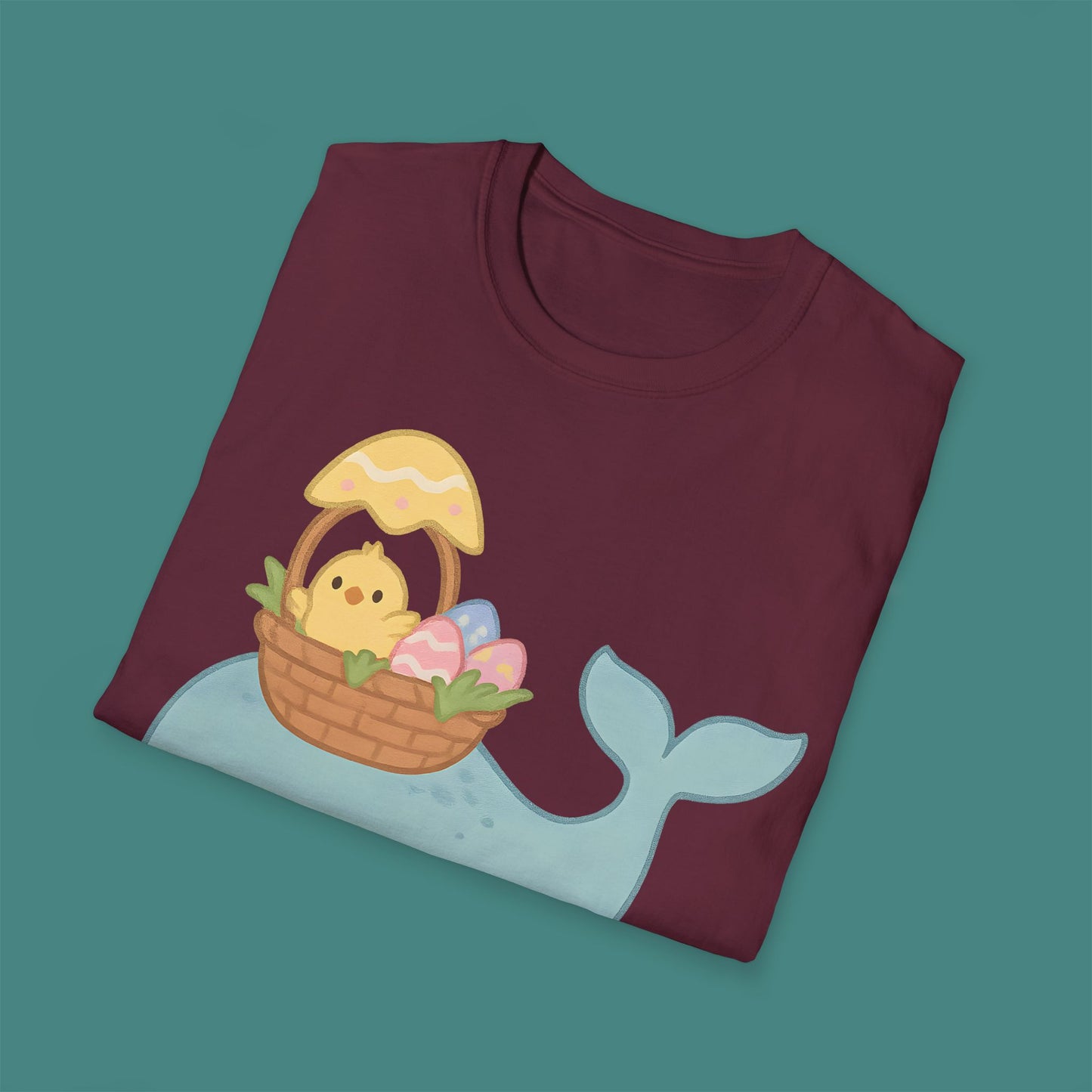 Easter Whale Unisex T-Shirt