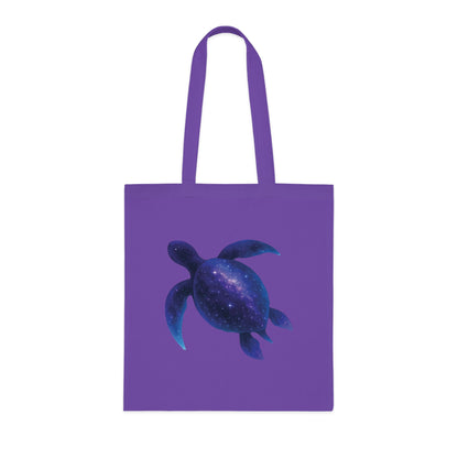 Cosmic Galaxy Turtle Tote Bag