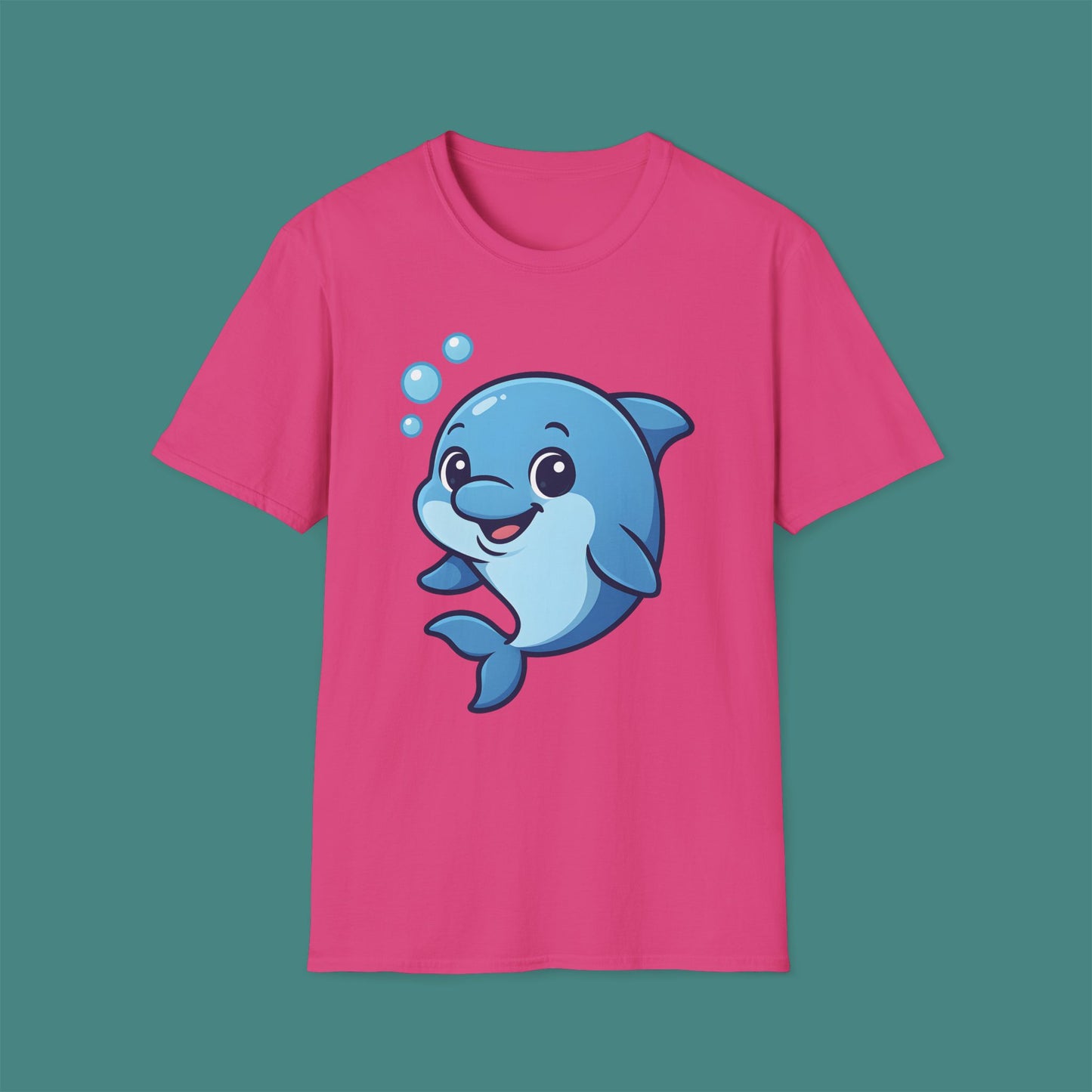 Cartoon Cute Dolphin Unisex T-Shirt