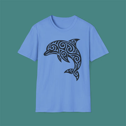 Tribal Tattoo Dolphin Unisex T-Shirt