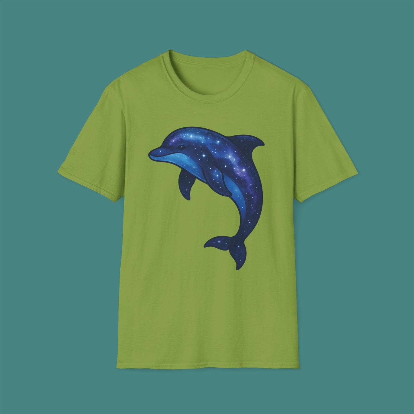 Cosmic Galaxy Dolphin Unisex T-Shirt
