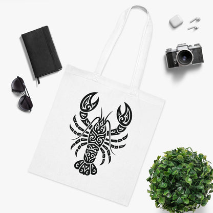 Tribal Tattoo Lobster Tote Bag