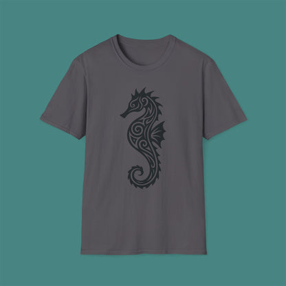 Tribal Tattoo Seahorse Unisex T-Shirt