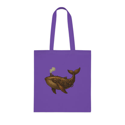 Steampunk Mechanical Whale Tote Bag