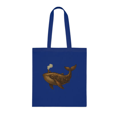 Steampunk Mechanical Whale Tote Bag