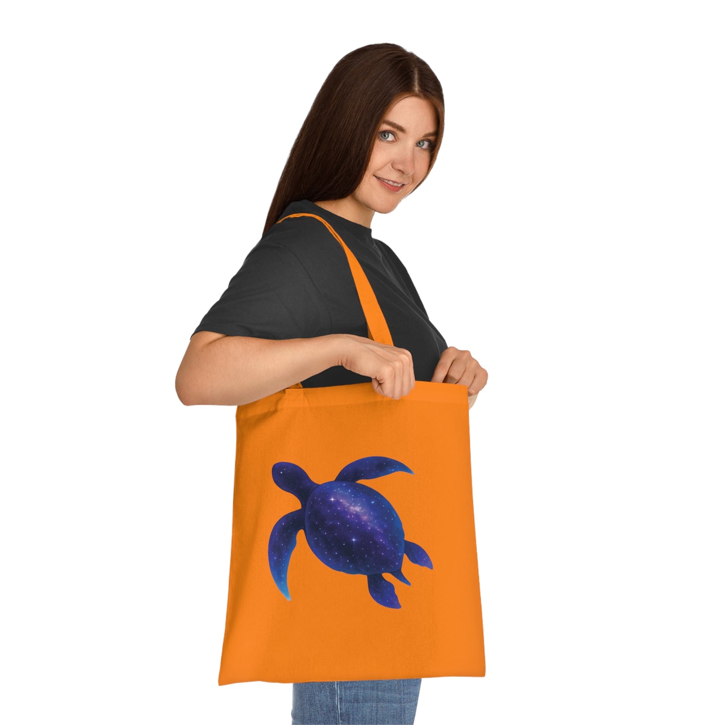 Cosmic Galaxy Turtle Tote Bag
