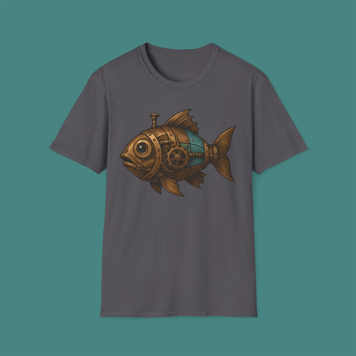 Steampunk Mechanical Fish Unisex T-Shirt