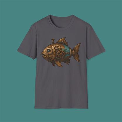 Steampunk Mechanical Fish Unisex T-Shirt